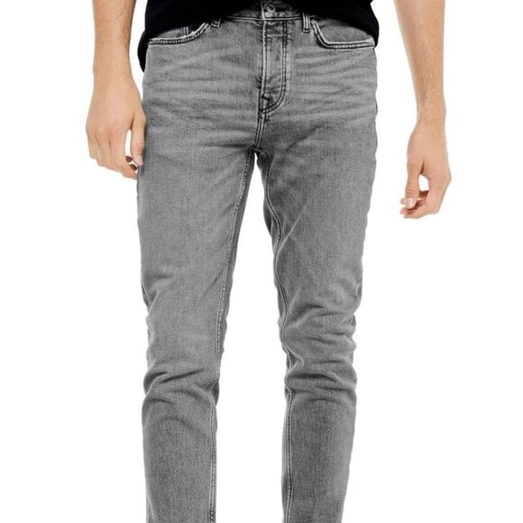 Topman Gray Stretch Skinny Jean Sz32/32 fits like 30/30 - Picture 1 of 13